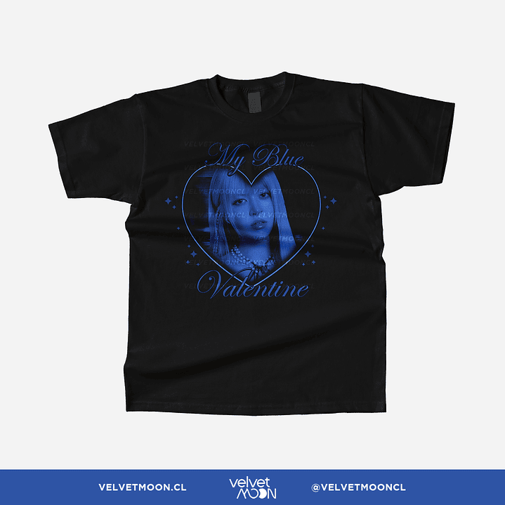 POLERA NMIXX LILY BLUE VALENTINE 2