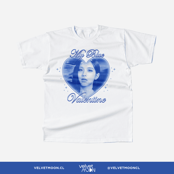 POLERA NMIXX BAE BLUE VALENTINE 1