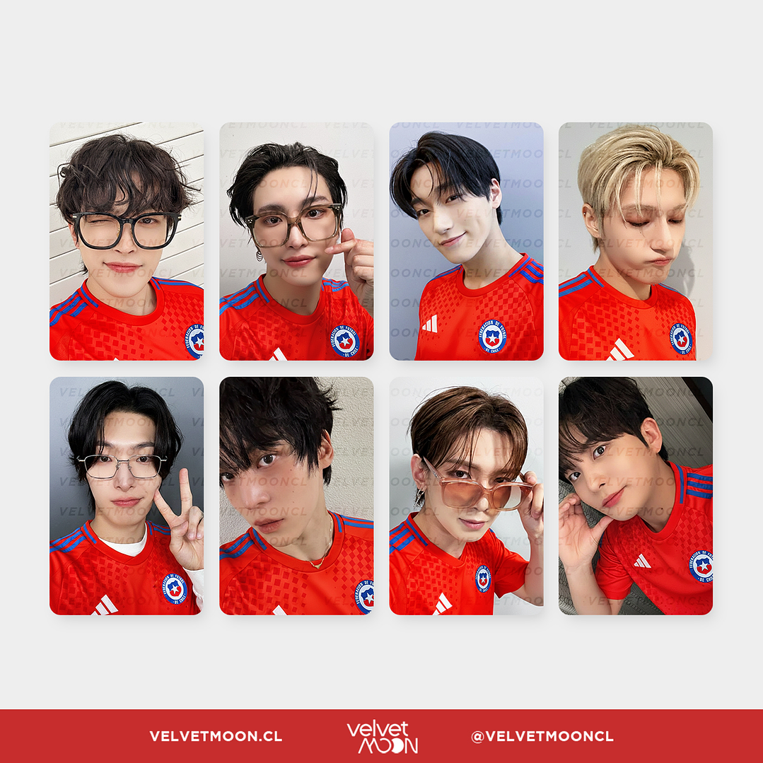 PHOTOCARD FANMADE ATEEZ SELECCIÓN CHILENA 1