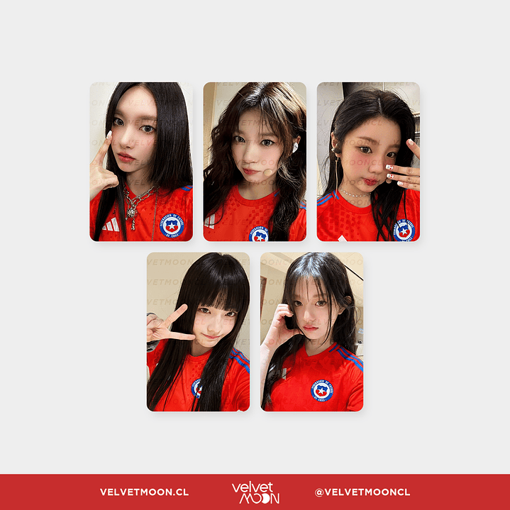 PHOTOCARD FANMADE ILLIT SELECCIÓN CHILENA 1