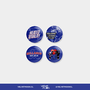 SET PINS HEATED RIVALRY