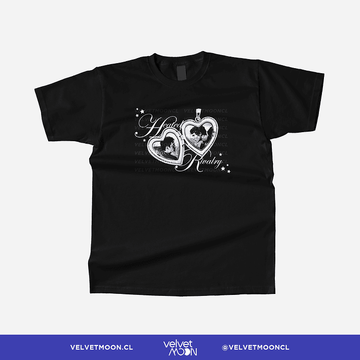 POLERA HEATED RIVALRY HEART LOCKET 2