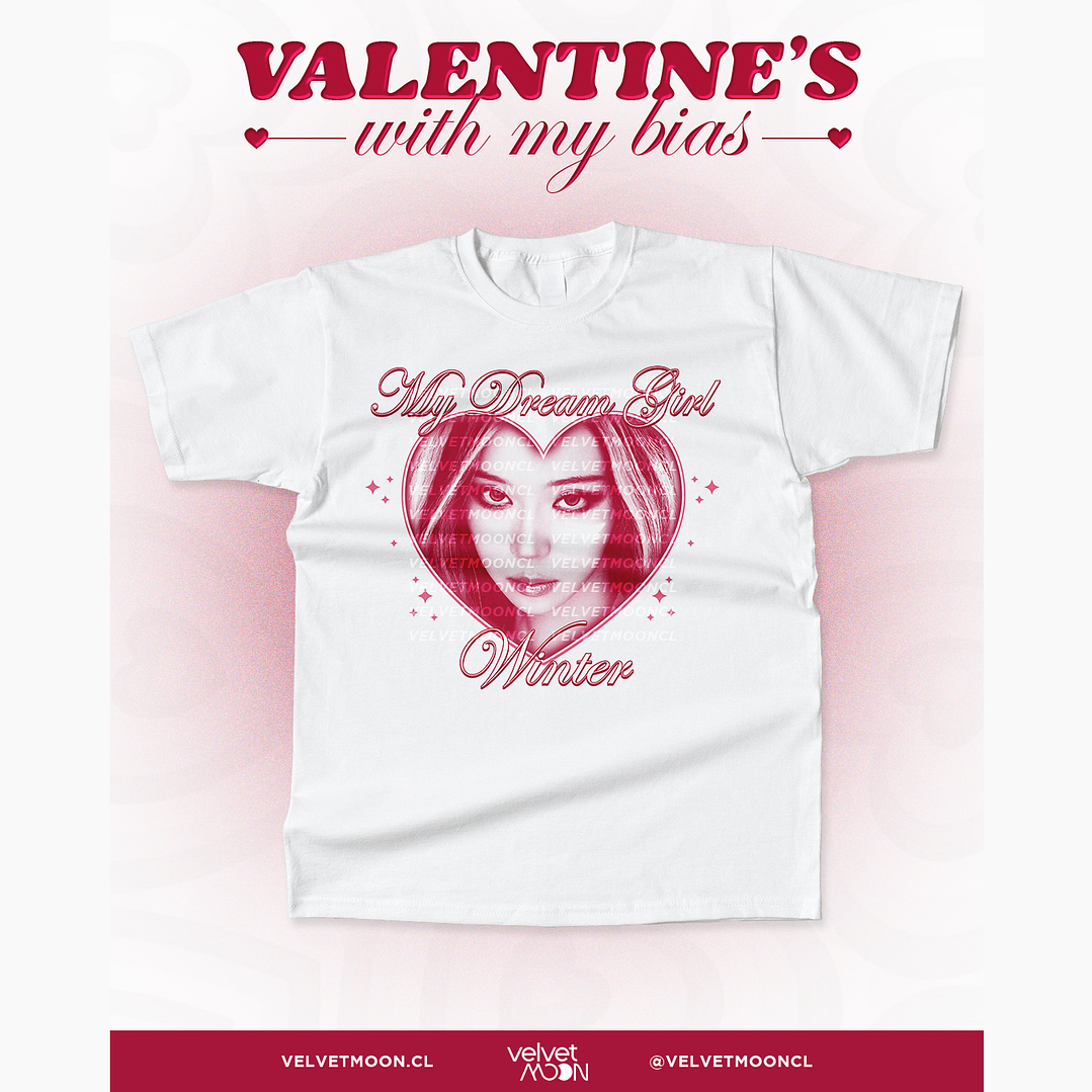 VALENTINES WITH MY BIAS POLERA MY DREAM BOY/GIRL 1