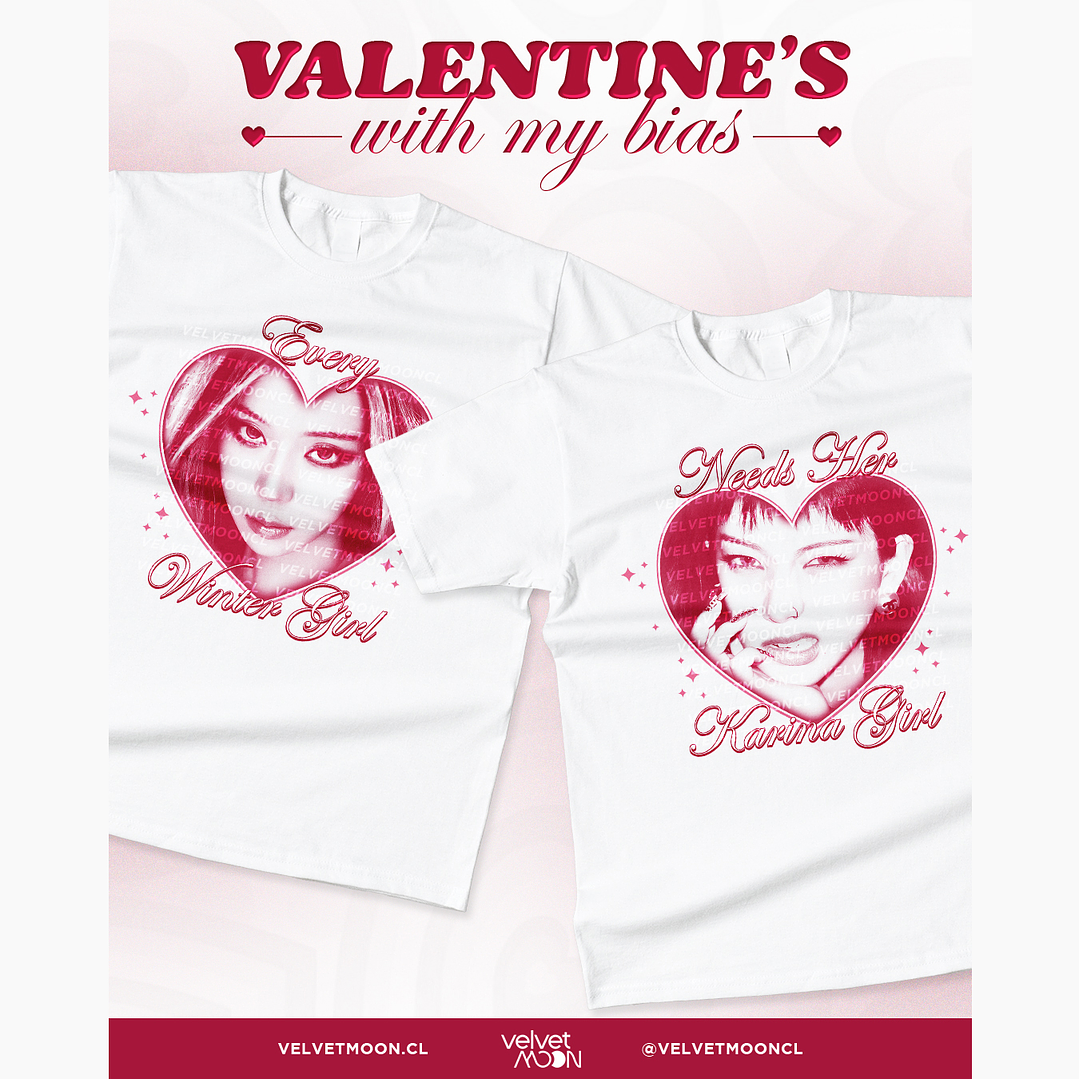 VALENTINES WITH MY BIAS POLERAS MATCHING 2