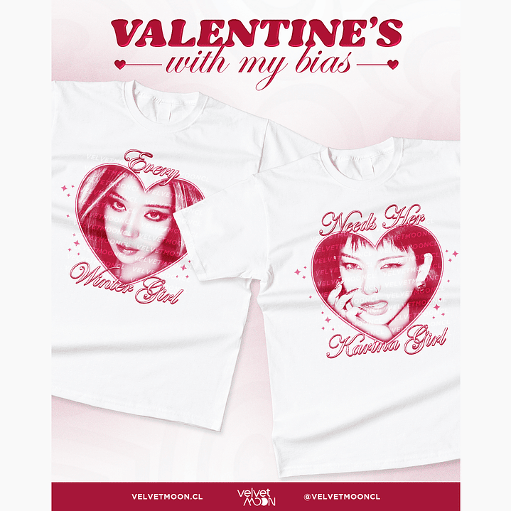 VALENTINES WITH MY BIAS POLERAS MATCHING 2