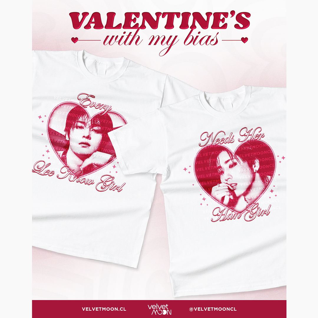 VALENTINES WITH MY BIAS POLERAS MATCHING 1