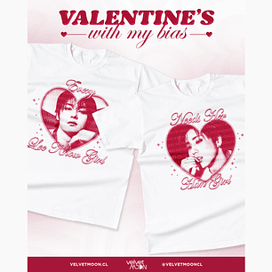 VALENTINES WITH MY BIAS POLERAS MATCHING