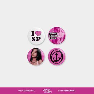 SET PINS KATSEYE SOPHIA PINK