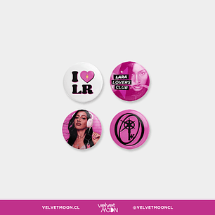 SET PINS KATSEYE LARA PINK