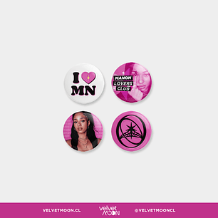 SET PINS KATSEYE MANON PINK