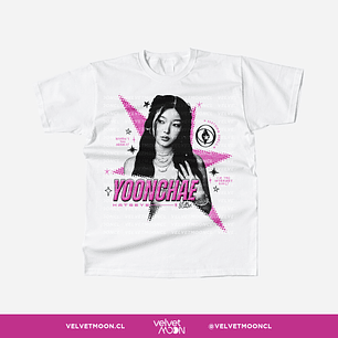POLERA KATSEYE YOONCHAE PINK