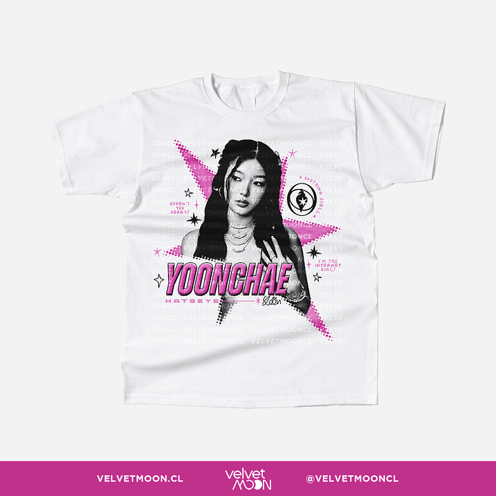 POLERA KATSEYE YOONCHAE PINK 1