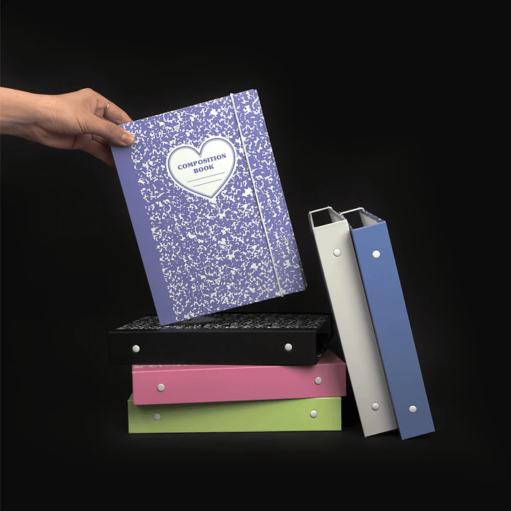 BINDER A5 25R COMPOSITION BOOK LUCALAB 2