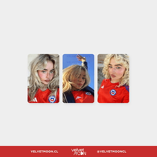 PHOTOCARD FANMADE SABRINA CARPENTER SELECCIÓN CHILENA