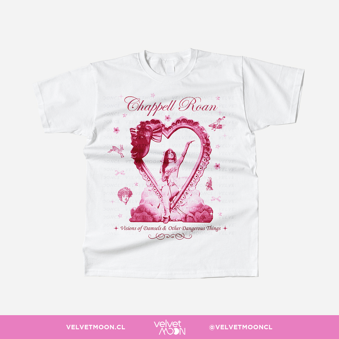 POLERA CHAPPELL ROAN VISIONS OF DAMSELS & OTHER DANGEROUS THINGS PINK 1