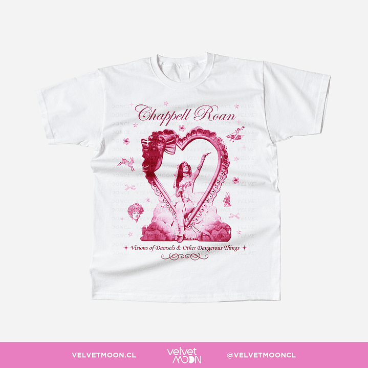 POLERA CHAPPELL ROAN VISIONS OF DAMSELS & OTHER DANGEROUS THINGS PINK 1