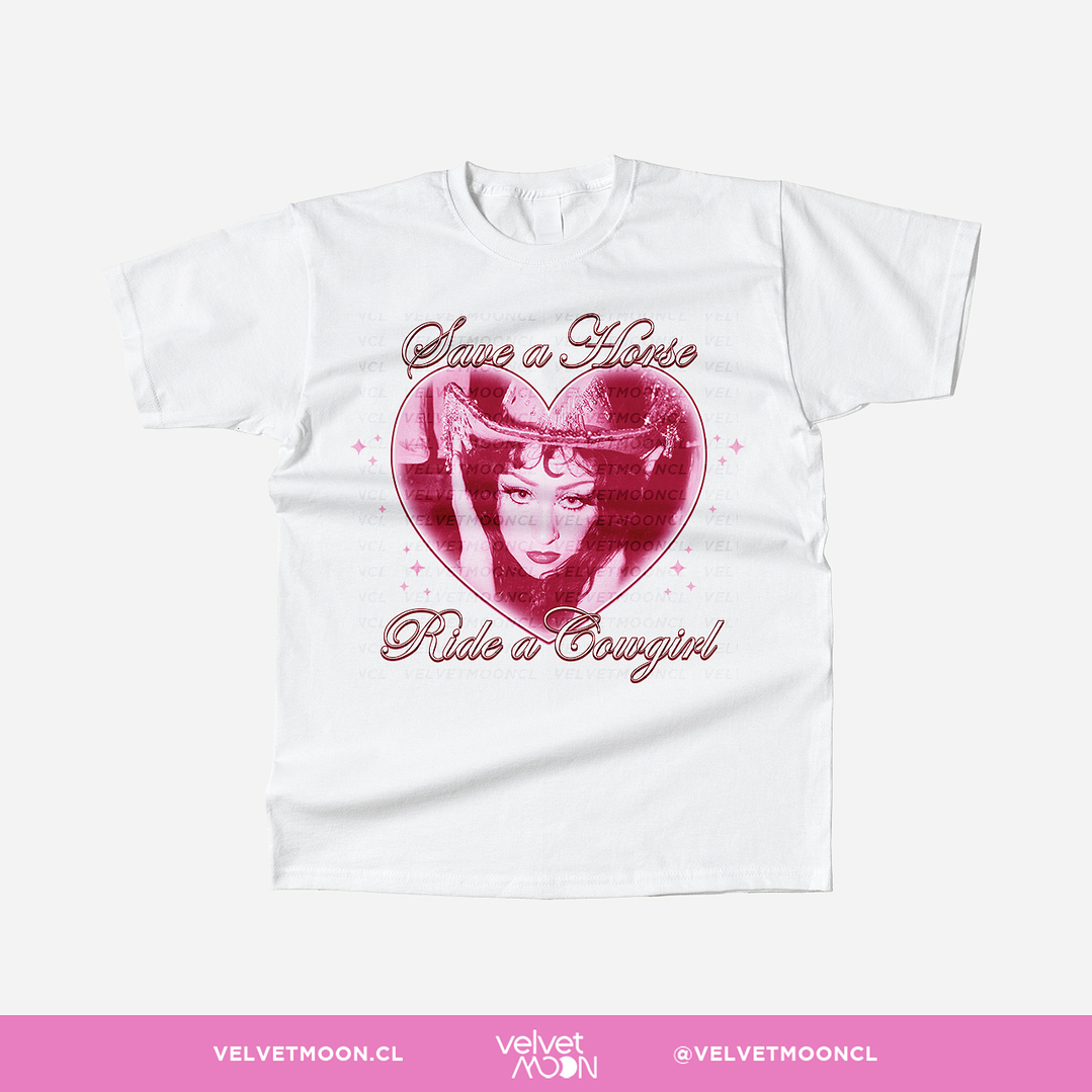 POLERA CHAPPELL ROAN SAVE A HORSE RIDE A COWGIRL 1