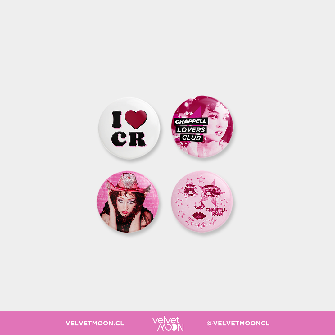 SET PINS CHAPPELL ROAN PINK 1