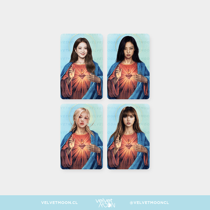 PHOTOCARD HOLOGRÁFICA SANTITO BLACKPINK 1