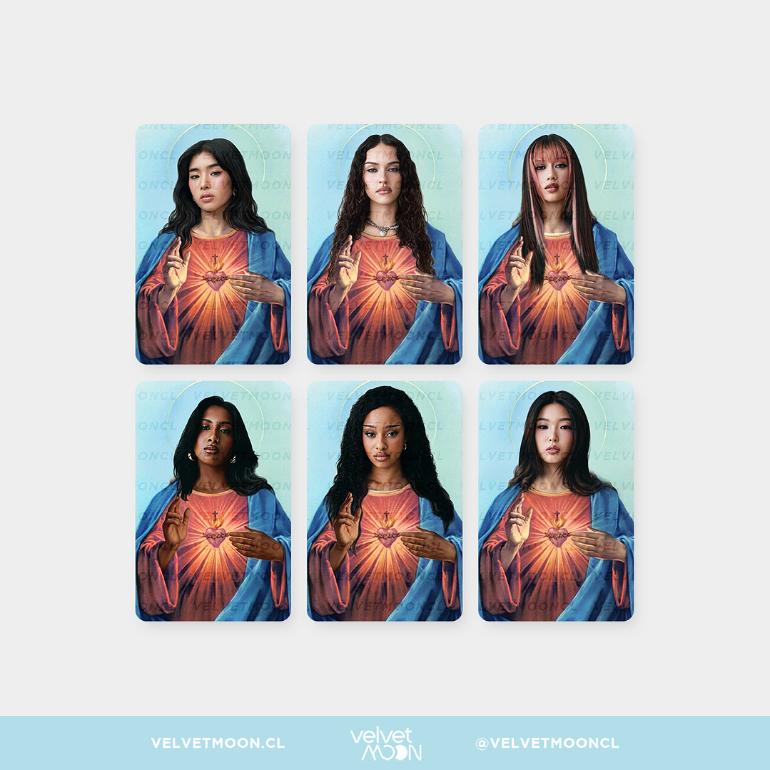 PHOTOCARD HOLOGRÁFICA SANTITO KATSEYE 1