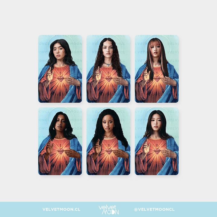 PHOTOCARD HOLOGRÁFICA SANTITO KATSEYE 1