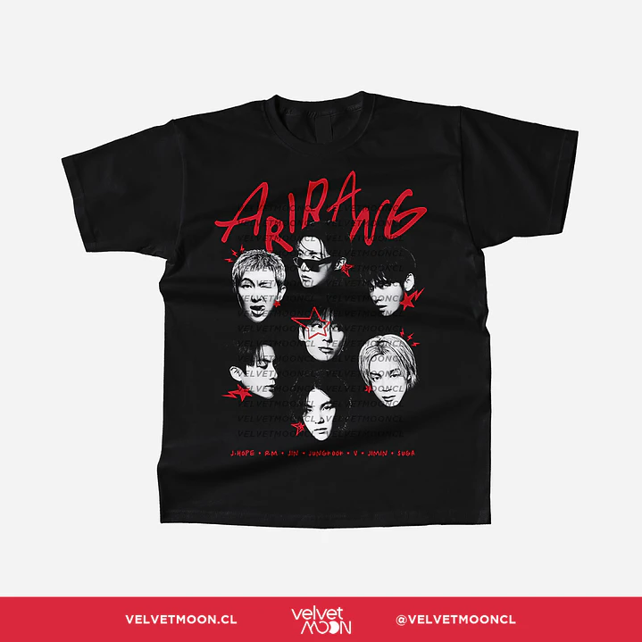 POLERA BTS ARIRANG STAR FACE 2