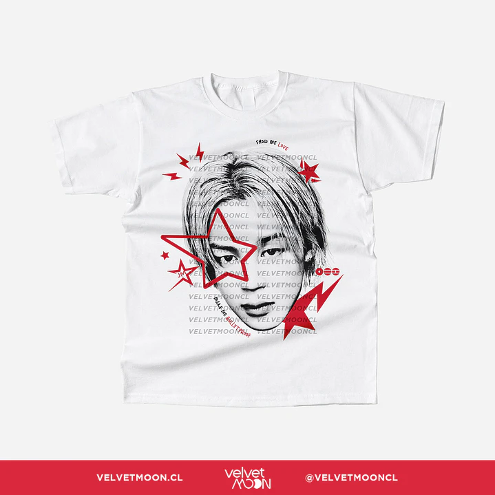 POLERA BTS JIMIN STAR FACE  1
