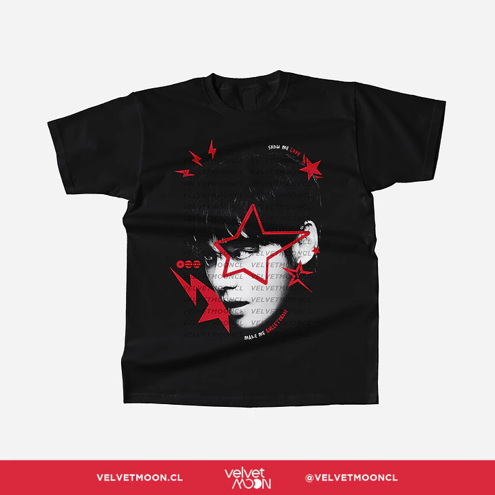 POLERA BTS V STAR FACE  2