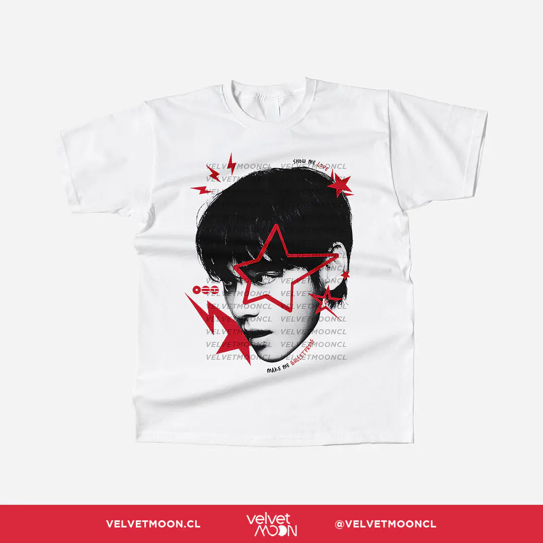 POLERA BTS V STAR FACE  1