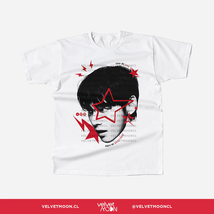 POLERA BTS V STAR FACE  1