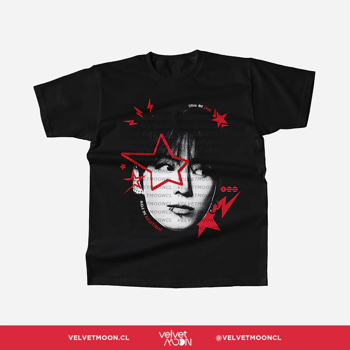 POLERA BTS JUNGKOOK STAR FACE  1