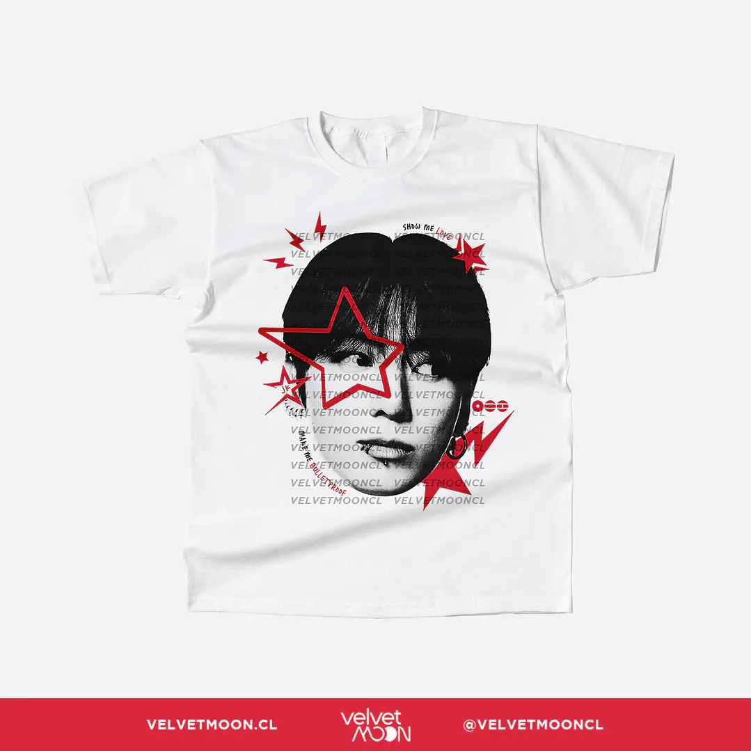 POLERA BTS JUNGKOOK STAR FACE  2