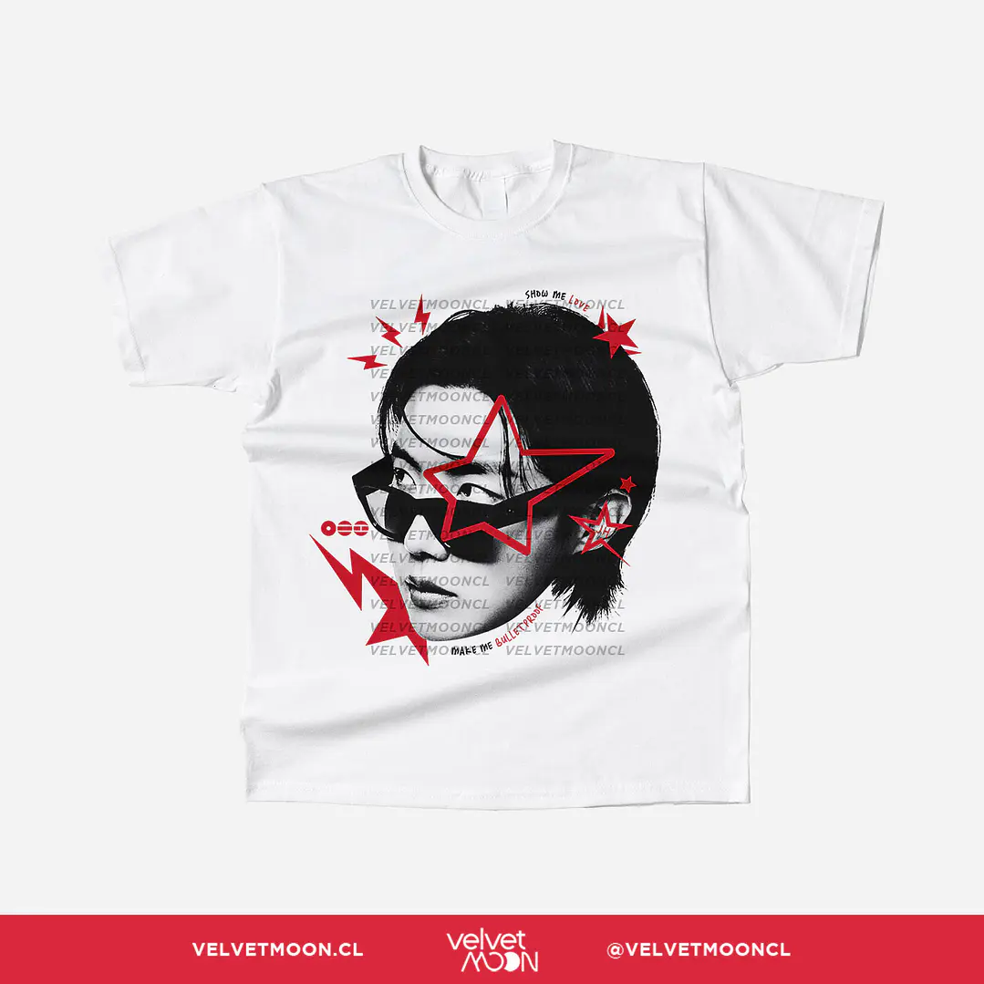 POLERA BTS J-HOPE STAR FACE  2