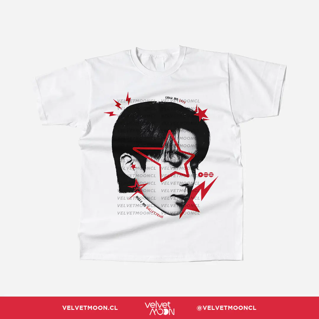 POLERA BTS JIN STAR FACE  1