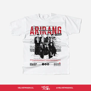 POLERA BTS ARIRANG IN SANTIAGO