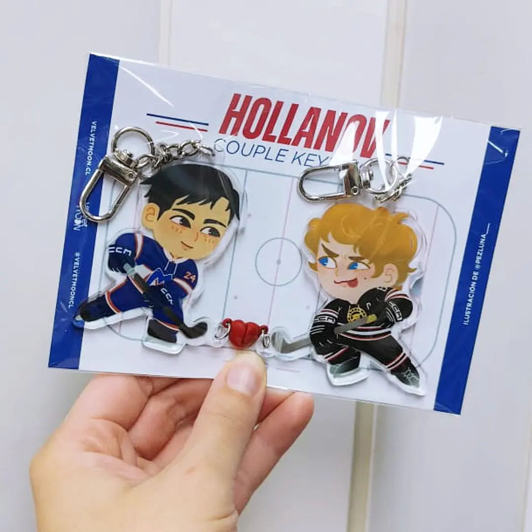 COUPLE KEYRING HOLLANOV HEATED RIVALRY 2