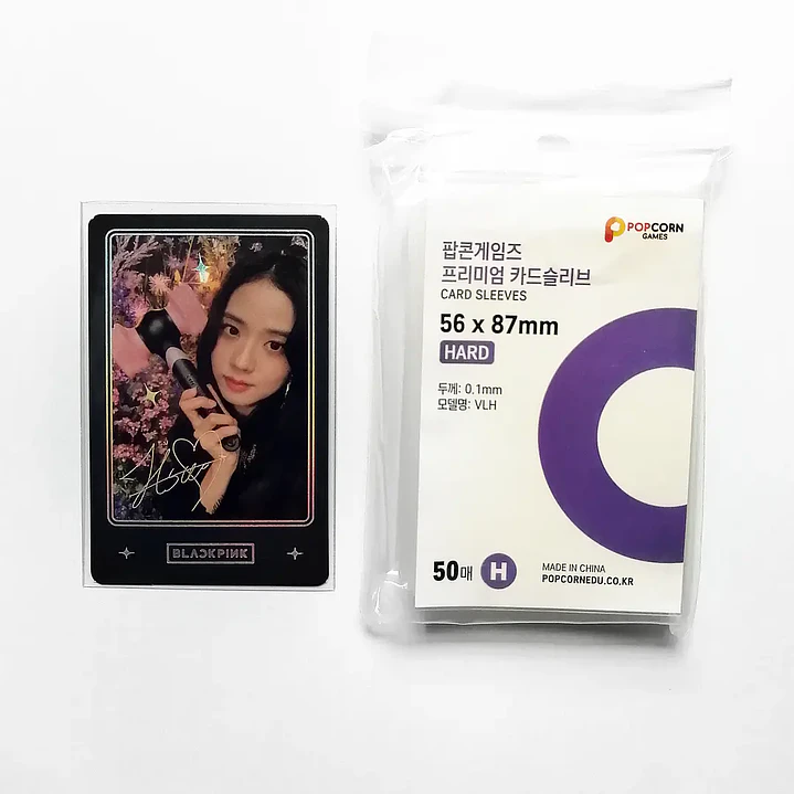 (OFERTA) PACK 3 SLEEVES POPCORN MORADO HARD 56X87 1