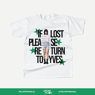 POLERA YVES IF LOST PLEASE RETURN TO 