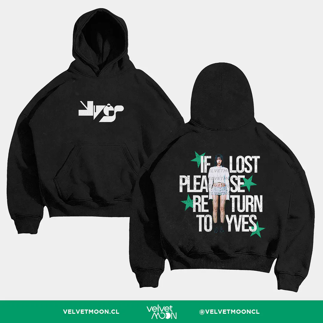 POLERON HOODIE YVES IF LOST PLEASE RETURN TO 1