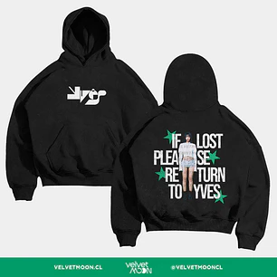 POLERON HOODIE YVES IF LOST PLEASE RETURN TO