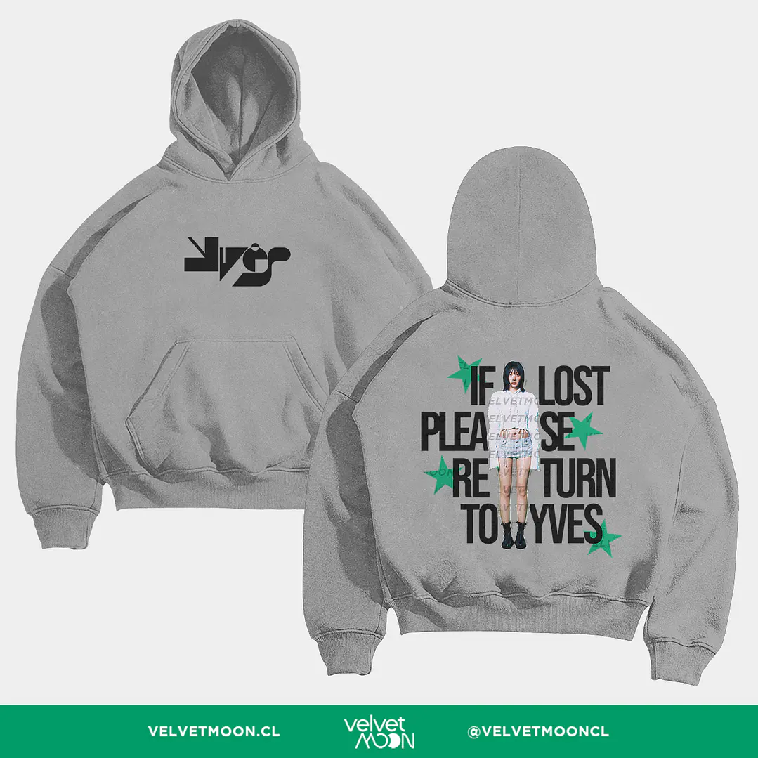 POLERON HOODIE YVES IF LOST PLEASE RETURN TO 2