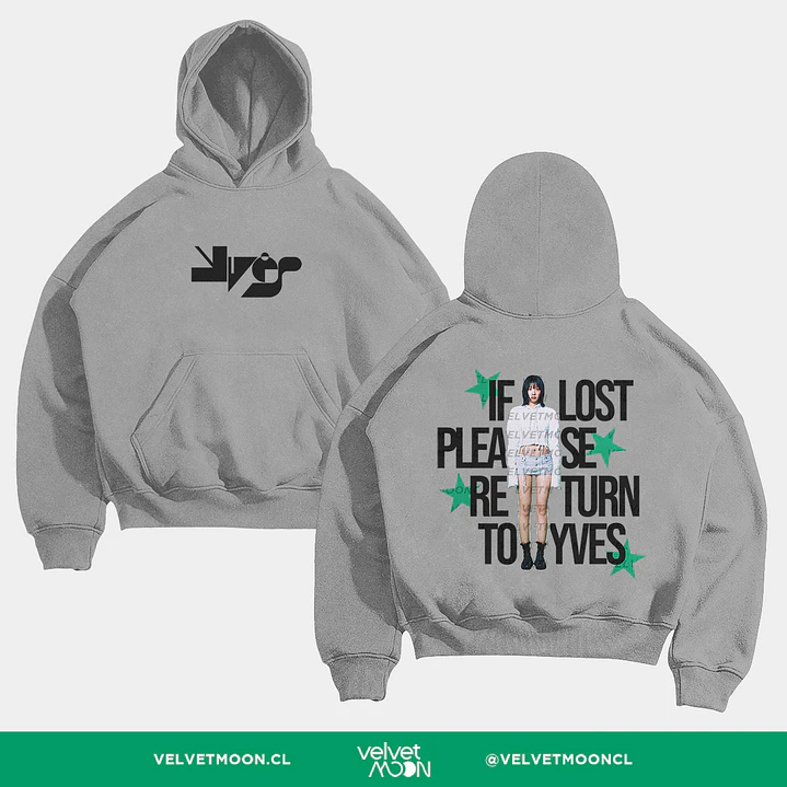 POLERON HOODIE YVES IF LOST PLEASE RETURN TO 2