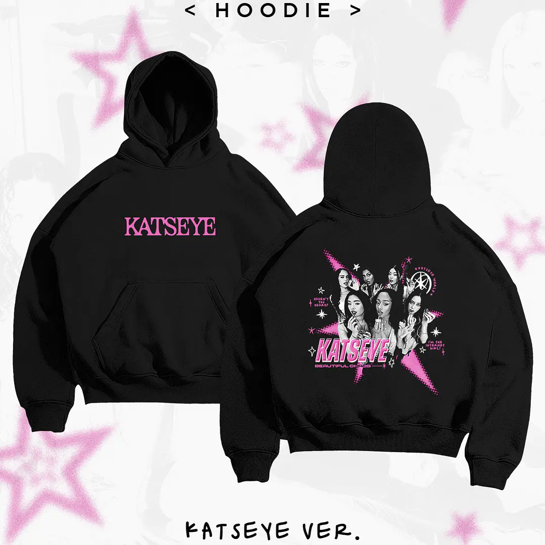 POLERON HOODIE KATSEYE PINK 1