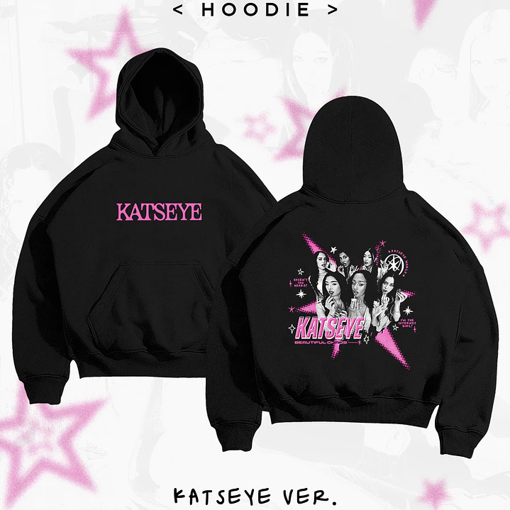 POLERON HOODIE KATSEYE PINK 1