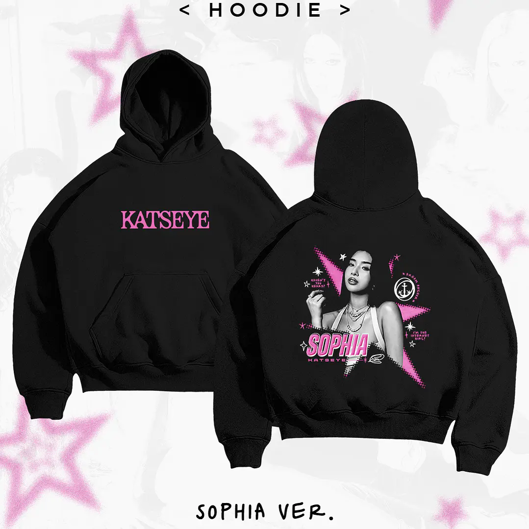POLERON HOODIE KATSEYE PINK 5
