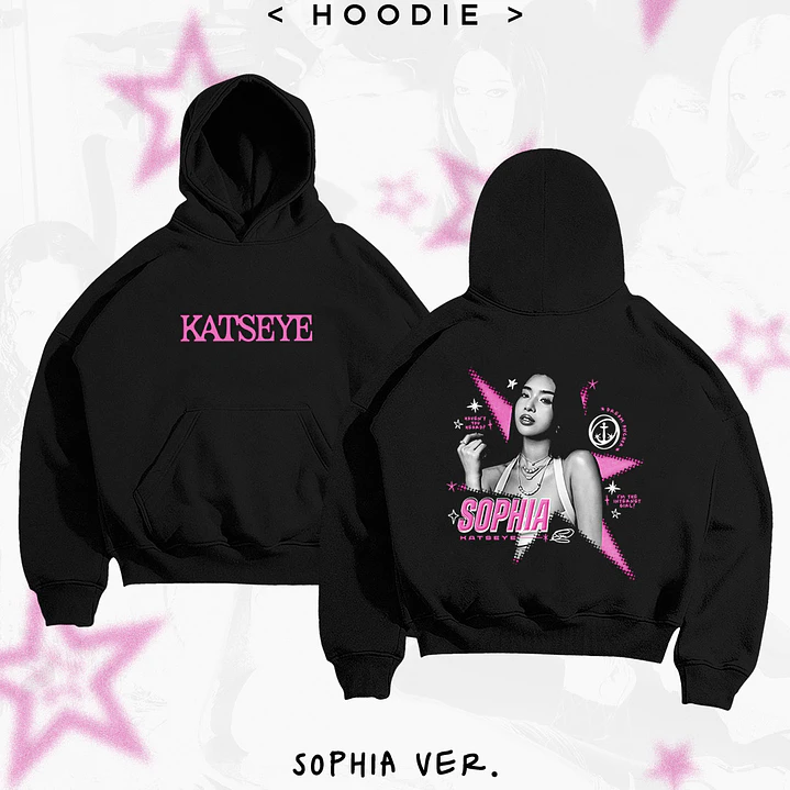 POLERON HOODIE KATSEYE PINK 5