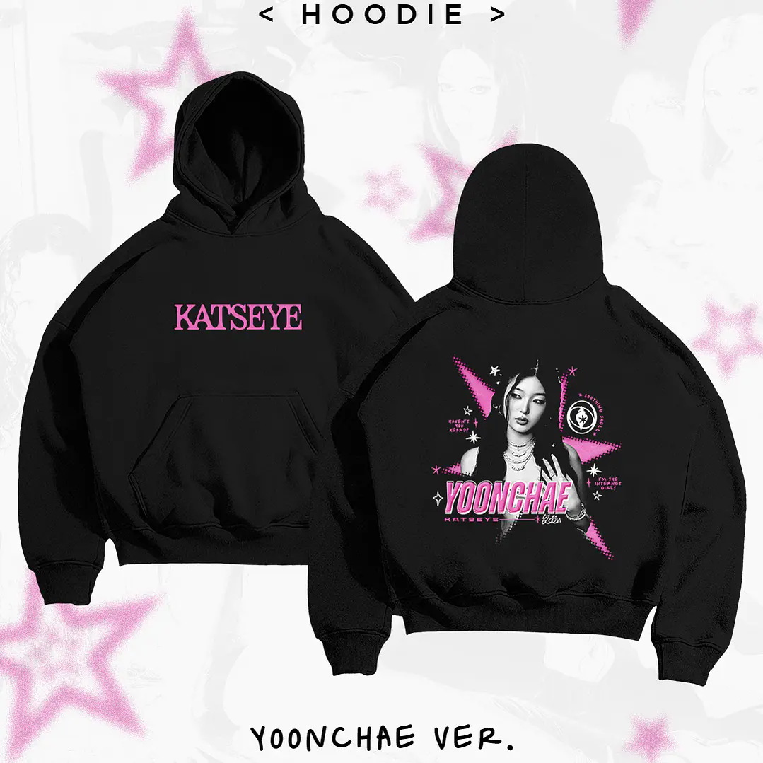 POLERON HOODIE KATSEYE PINK 4