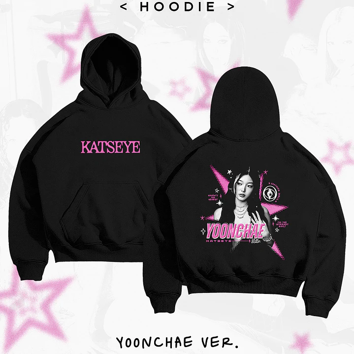 POLERON HOODIE KATSEYE PINK 4