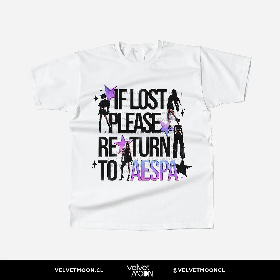 POLERA AESPA IF LOST PLEASE RETURN TO  1