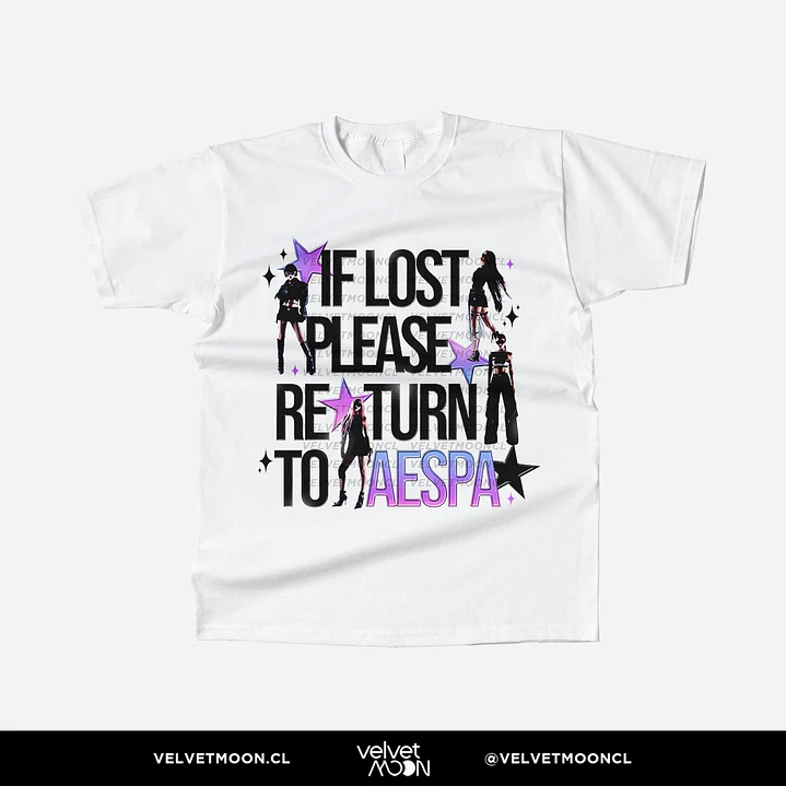 POLERA AESPA IF LOST PLEASE RETURN TO  1